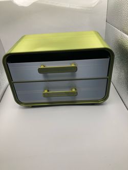 Two-Drawer Desktop Storage Organizer