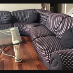 Black and White Sectional 