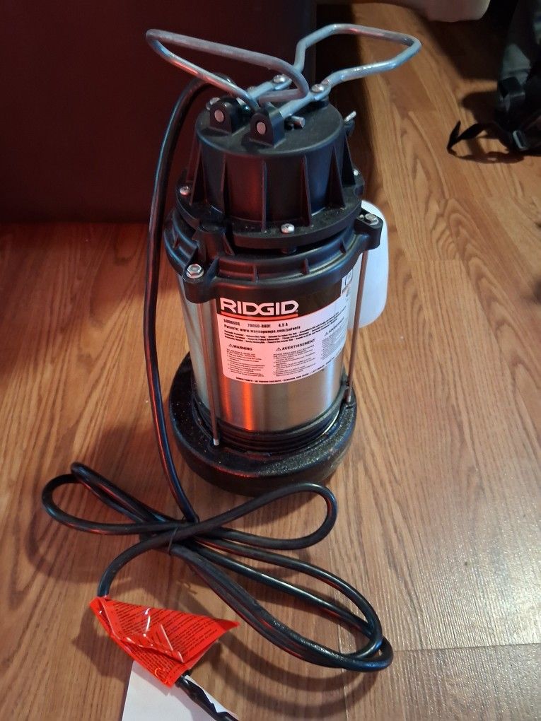 RIDGID SUP, PUMP NEW