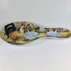 Rooster Spoon Rest By Melamine 