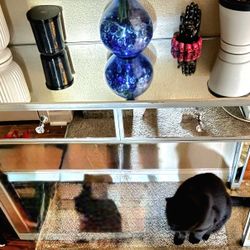 Elegant mirror desk for sale