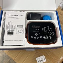 finger and hand exercise recovery equipment,physiotherapy rehab trainer,rehabilitation robots glove （left hand-M size)