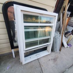 3x4 Retrofit Window, Double Hung, Triple Pane