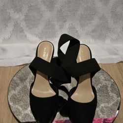 Black Aldo Stilletto High Heels 