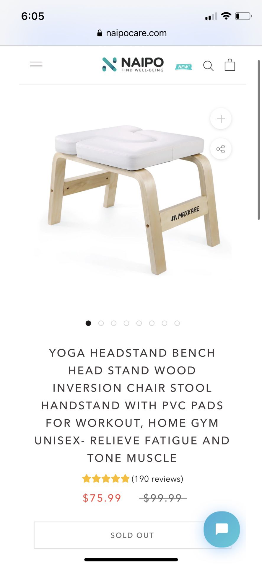 MaxKare Yoga Headstand Bench Inversion Chair Stool – MAXKARE