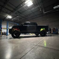 Suspensions wheels Tires Accessories Side Steps Audio Lights Mufflers alignment Installations. Truck. Jeep. Suv.