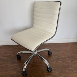 White Leather Chair