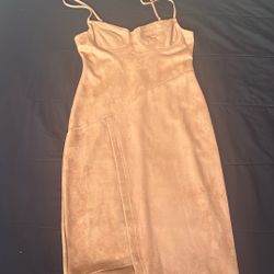 $5 Brand New  Suede Asymmetrical Dress