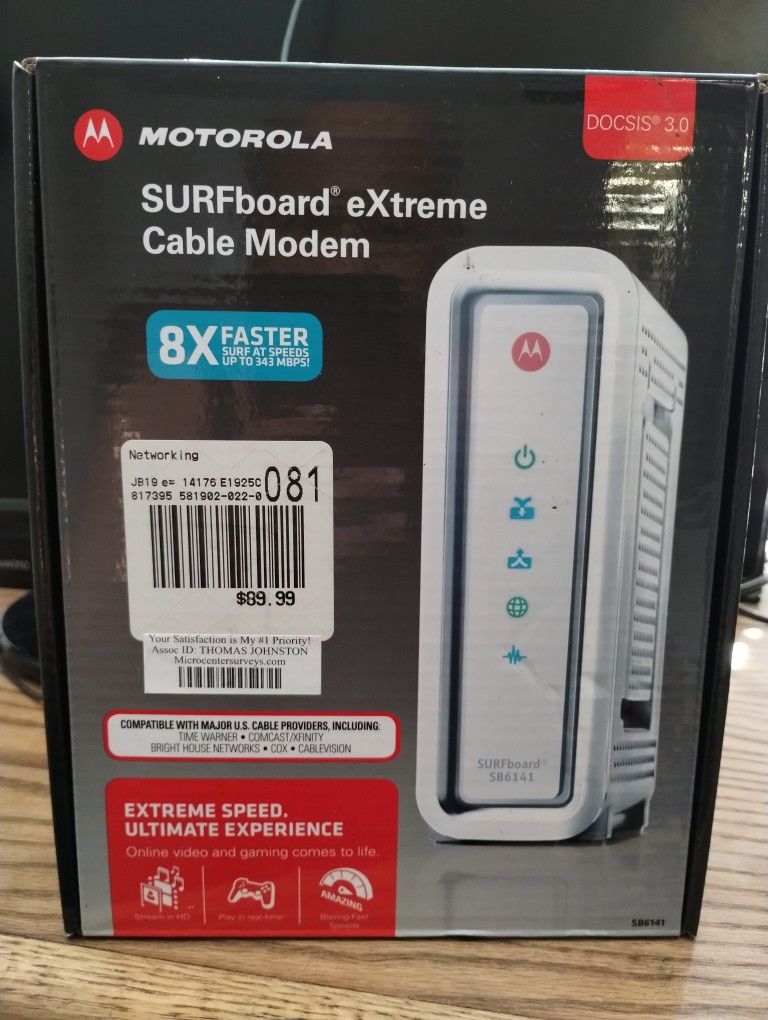 Motorola Surfboard Extreme Cable Modem