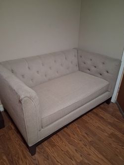 Beige Sofa Love Seat