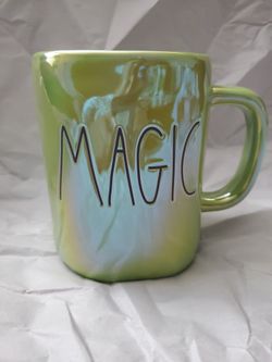 Rae Dunn Iridescent Green Magic Mug
