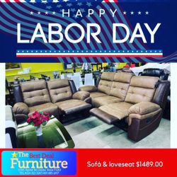 Sofa, Love Seat Recliner 