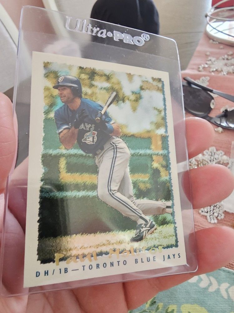 Paul Molitor Toronto Blue Jays '95 Topps Cyber Stats Parallel Baseball Card