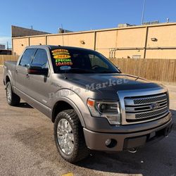 2013 FORD F150 PLATINUM   4x4 $2995 DOWN PAYMENT