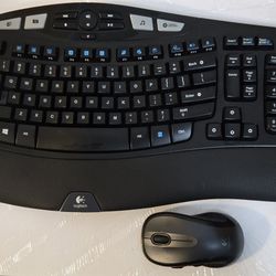 Logitech K350 Keyboard - Wireless Connectivity - RF - Black - USB Interface