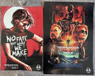 Terminator Dark Fate Arnold Schwarzenegger Limited Edition Promo Posters