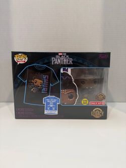 Funko Pop Tees Black Panther Shuri Glow in the Dark XL