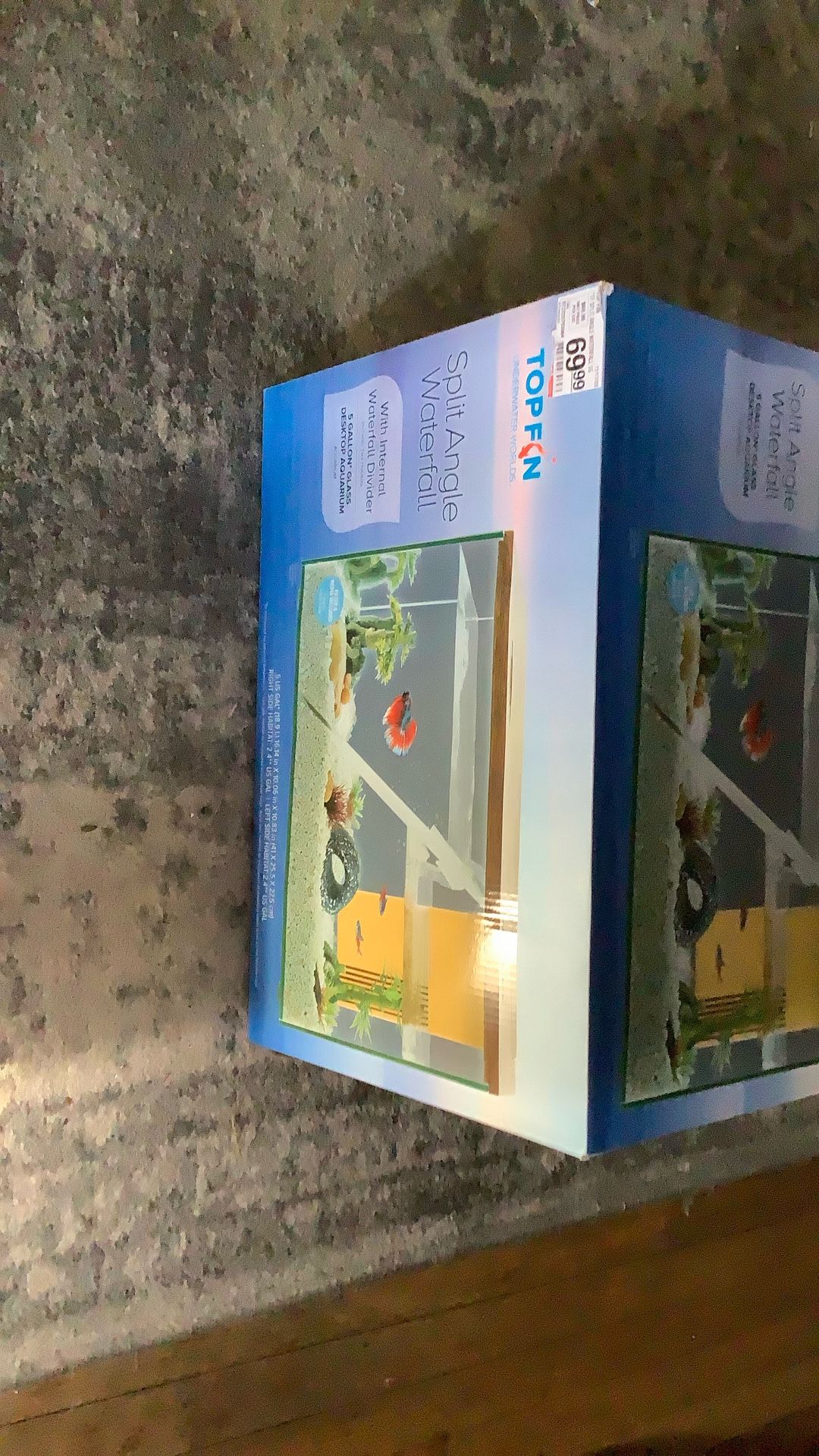 Fish Tank Has divider