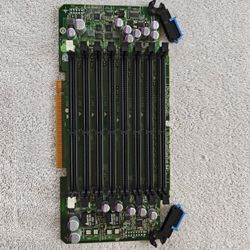 Dell 8 Slot DDR2 Memory Riser Board w/ Cover