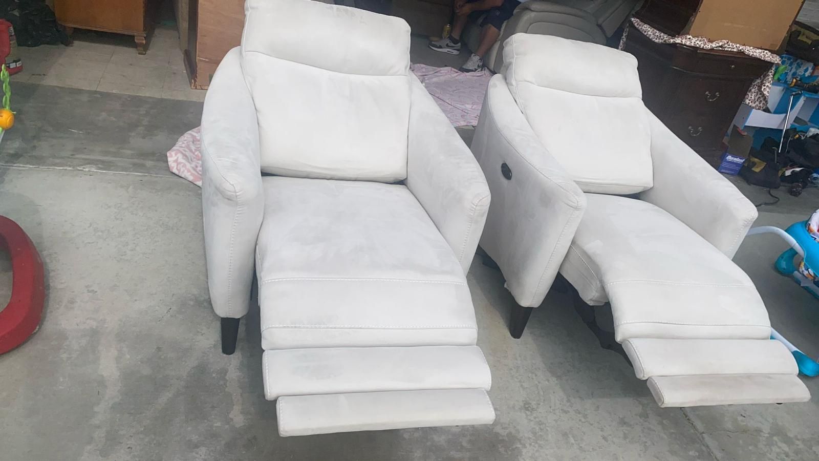 sillones electricos reclinables 2 por $190