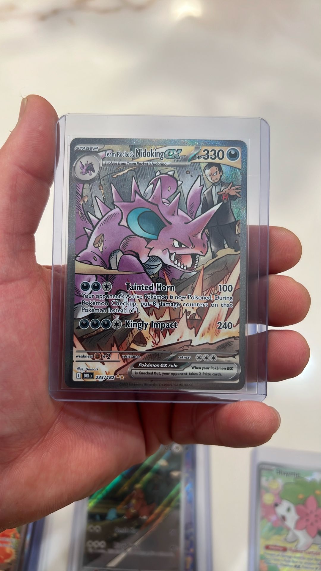 Pokémon Card - Nidoking Illustration Rare ex