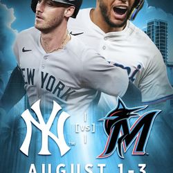Miami Marlins Vs Yankees Last Minute Deals!! Send Message For Day Of Game Deals!!!