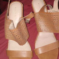 Womens Boho Wedges Size 9