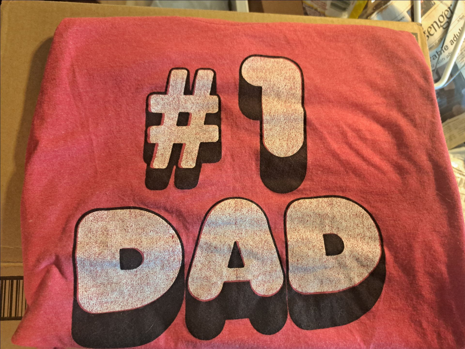 #1 Dad T-shirt