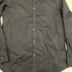 Men Men’s Calvin Klein Black Button Down Long Sleeve