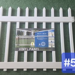 Vinyl Panel Fencing 34x45