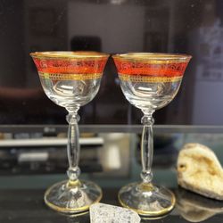 Holiday Cheer Toasting Glasses