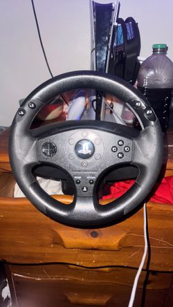 Cheap PS five through PS3 steering wheel and pedals