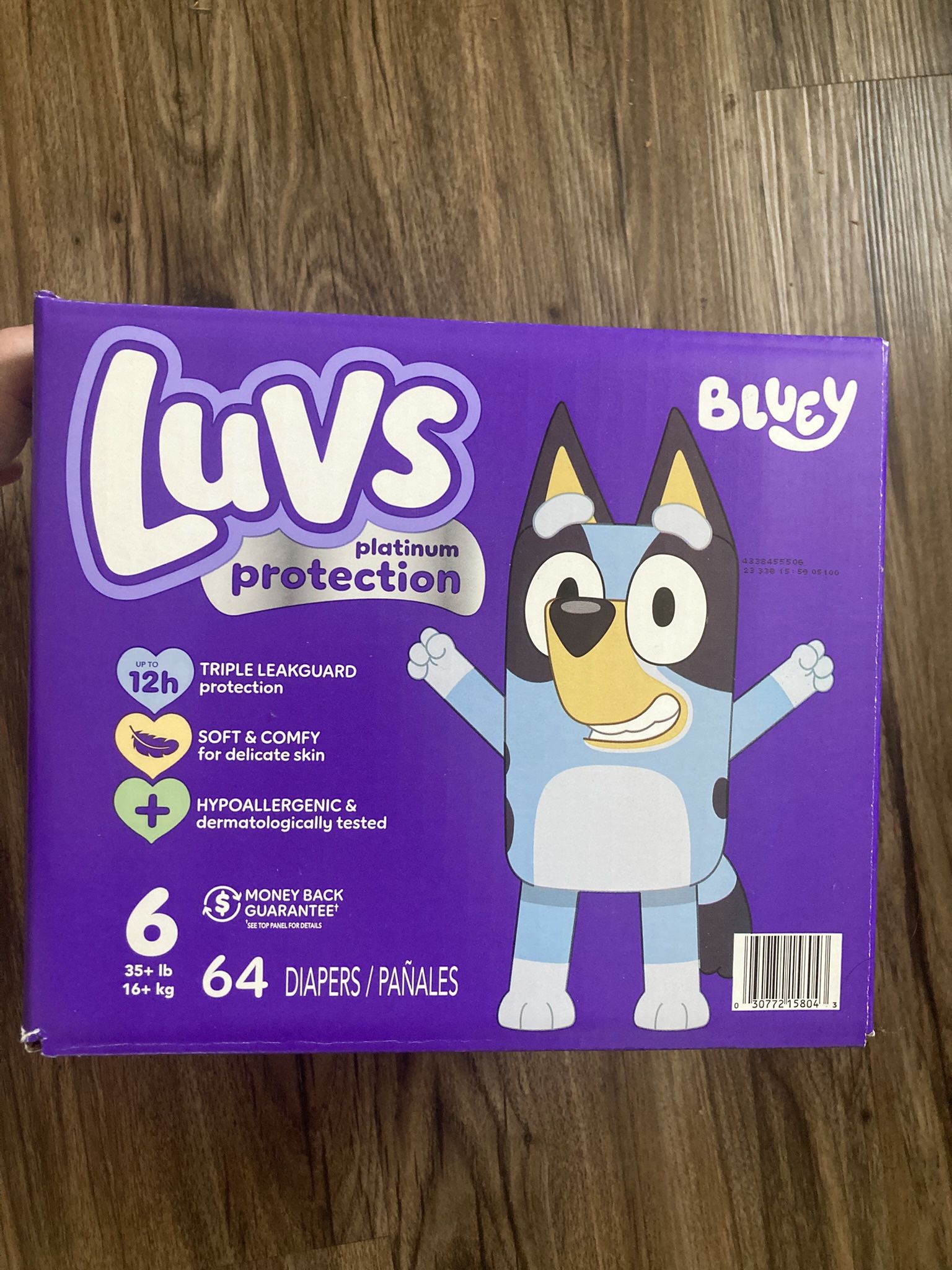 Luvs Diapers Box Size 6