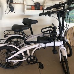 Matching Set Two Foldable Bikes 