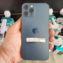 Apple iPhone 12 Pro Max 128GB in Pacific Blue (Factory Unlocked/Desbloquiado)