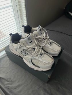 New Balance 530 White Navy Sneakers