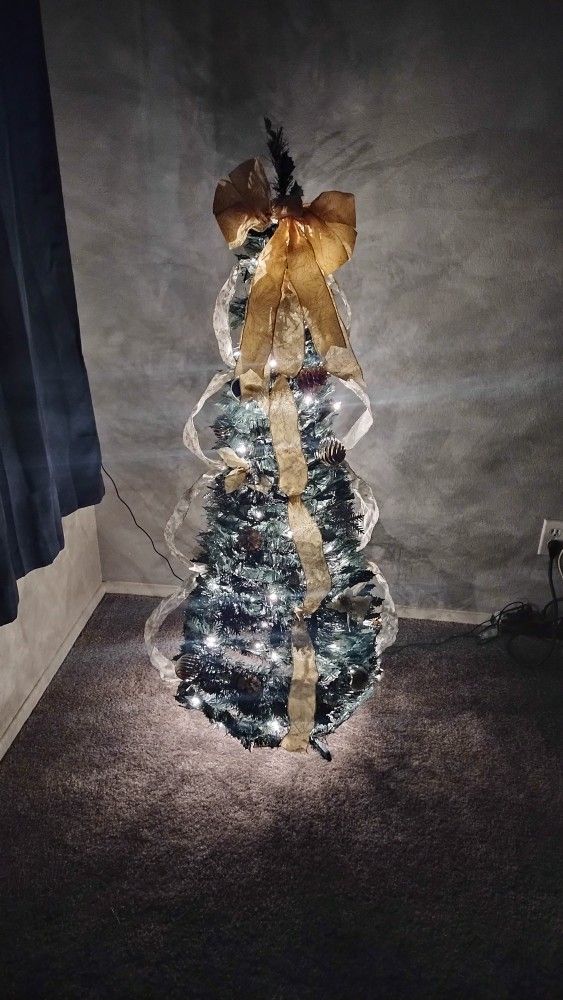 Brylane 4.5' Pop Up Pre-Lit Christmas Tree