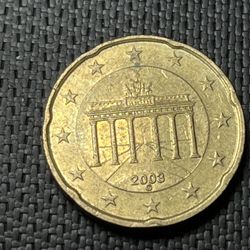 2003 Twenty Cent Euro Coin 