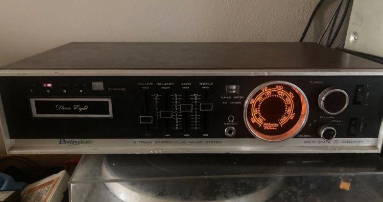 Electrophonic T800 8 track tape player with AM\FM