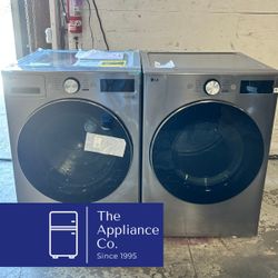 LG Front Load Washer and Electric Dryer Set