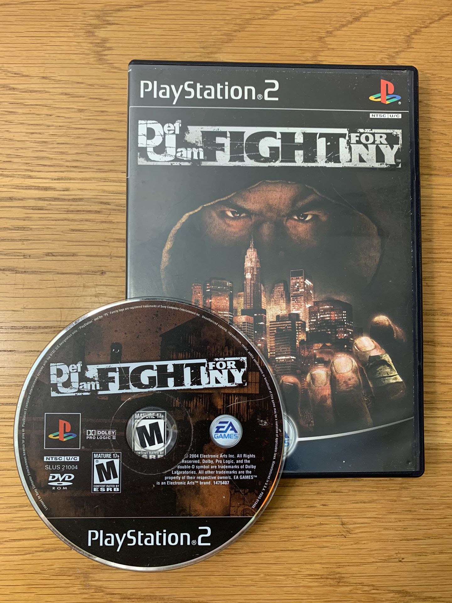 Def Jam FIGHT FOR NY PS2 BUFFED & TESTED