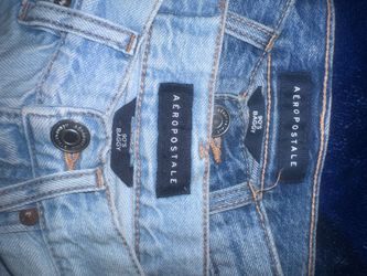 Aeropostale 90s Baggy Distressed Jeans Size 000 - Lot of 2