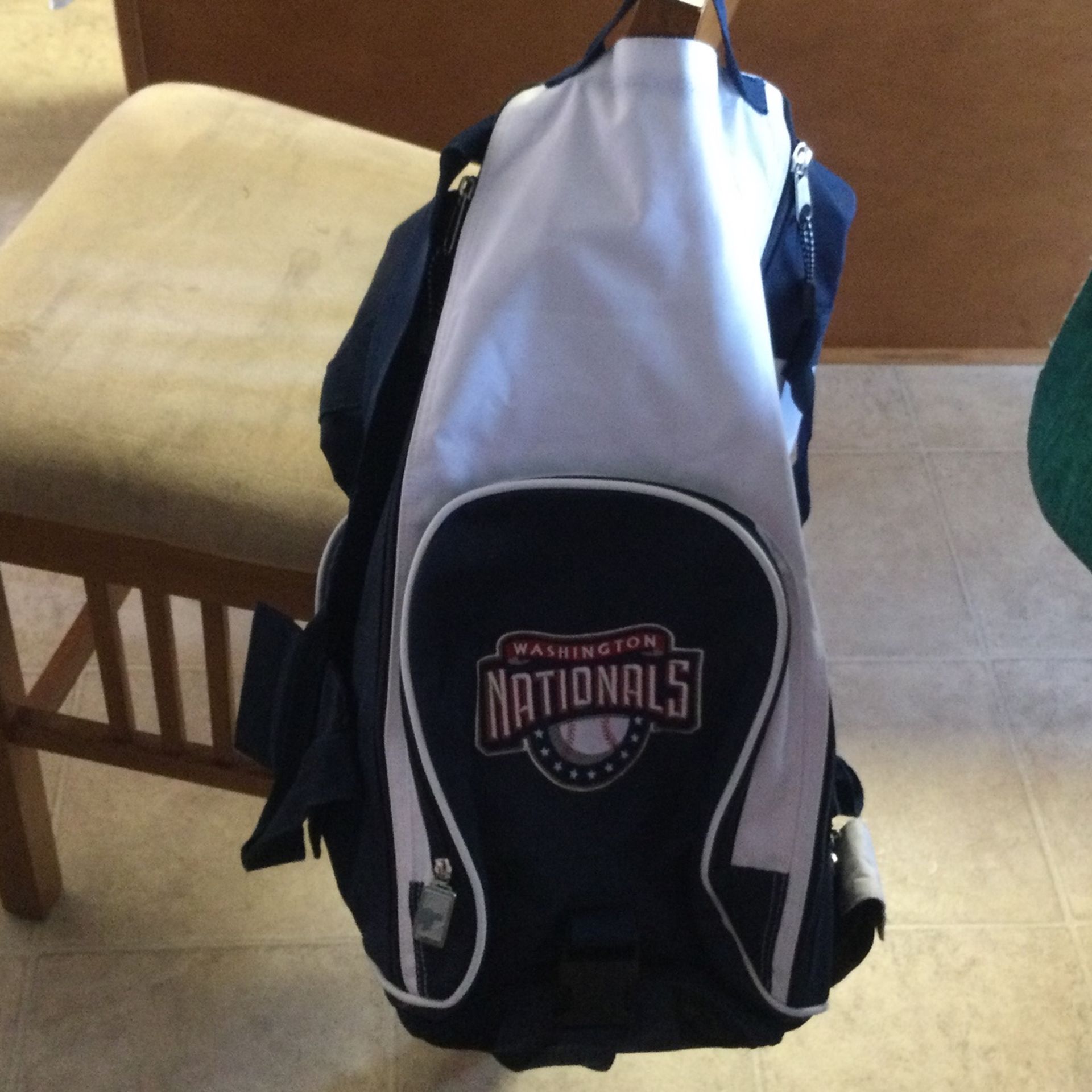 Washington Nationals MLB Duffle Bag - Blue & White