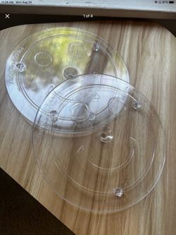 Tiered Cake Support Set – 12 Clear 8" Separator Plates + 100 Cake Dowels – $35