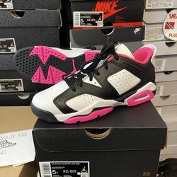 Air Jordan 6 Low Fierce pink Size 5Y
