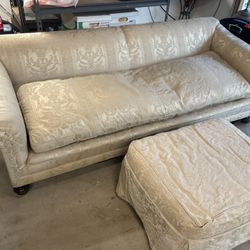 Antique Silk Down Couch for free