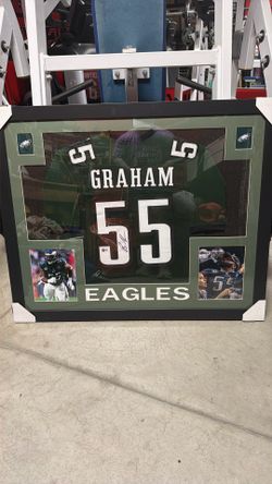 Autographed Eagels Jersey Graham