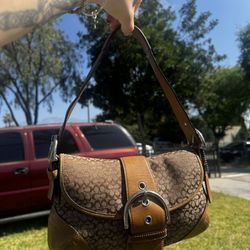 Coach mini Soho Brown/tan Shoulder Bag 