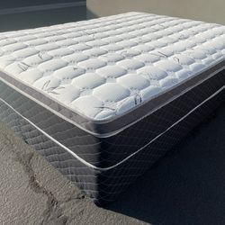 King Bamboo Orthopedic Pillow Top Mattress And Boxspring!