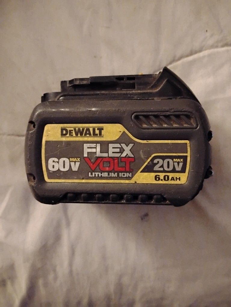 DeWalt Flex Volt Battery 6.0ah